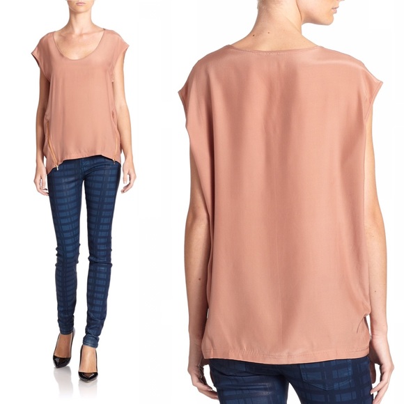 {7 For All Mankind} Silk Blouse - Picture 7 of 8